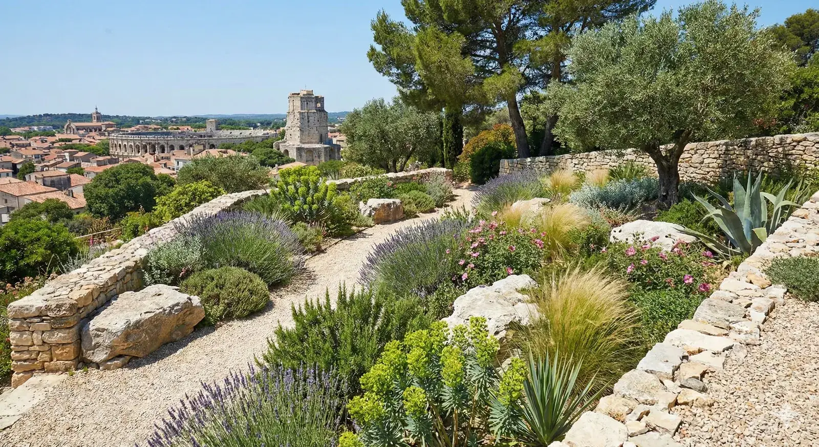 Paysagiste - jardin sec à Nîmes