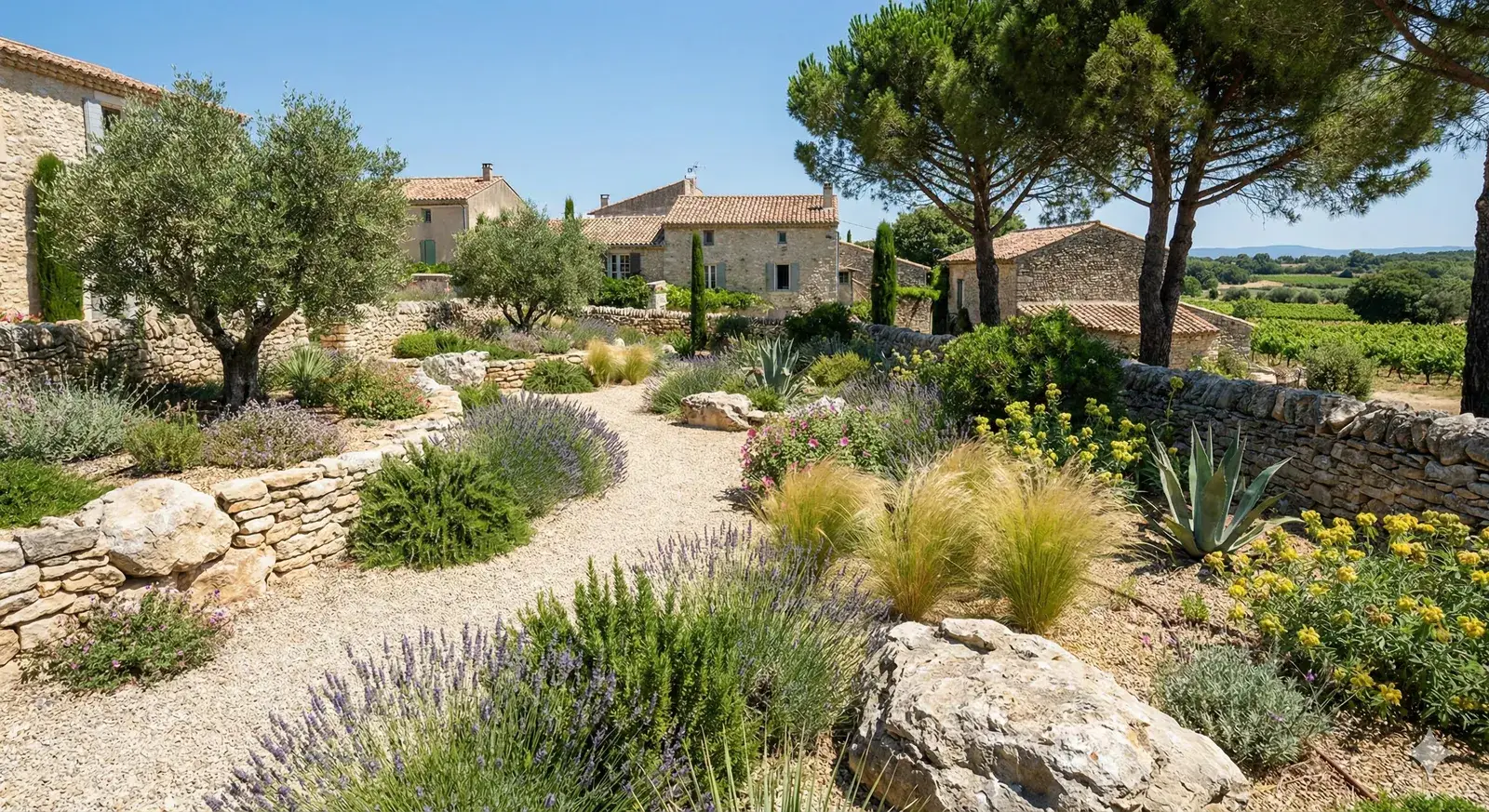 Paysagiste - jardin sec à Pérols